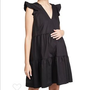 Hatch Maternity Brooke Dress Black 0